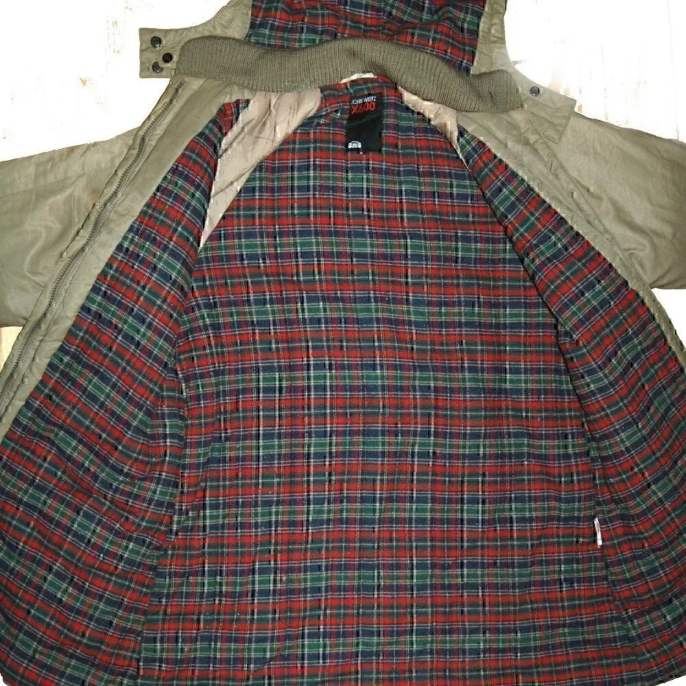 John Weitz Safari Jacket Sz 8 Vtg X600 Hood - Picture 2 of 11